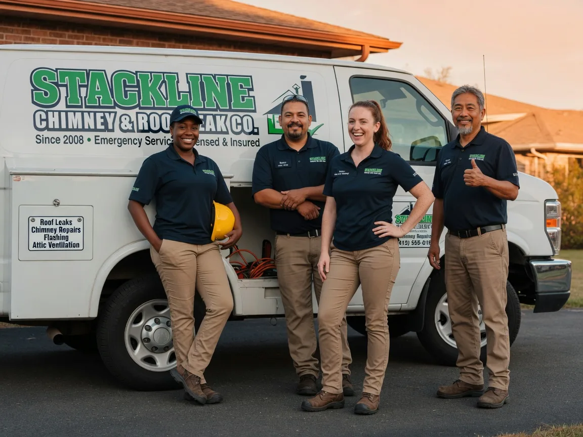 Chimney flashing repair company in Collins, WI